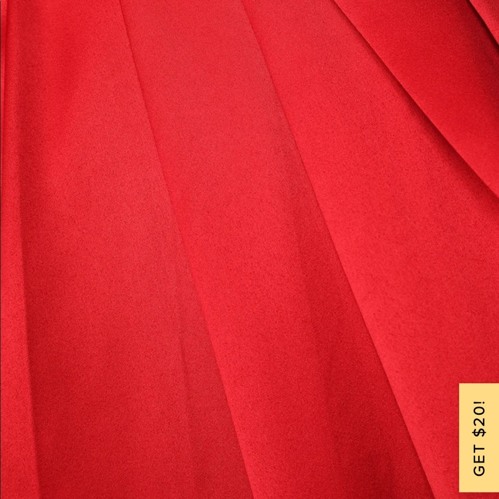 Lulu’s Red satin Dress. Brand new w/tags and never worn. - Picture 5 of 8
